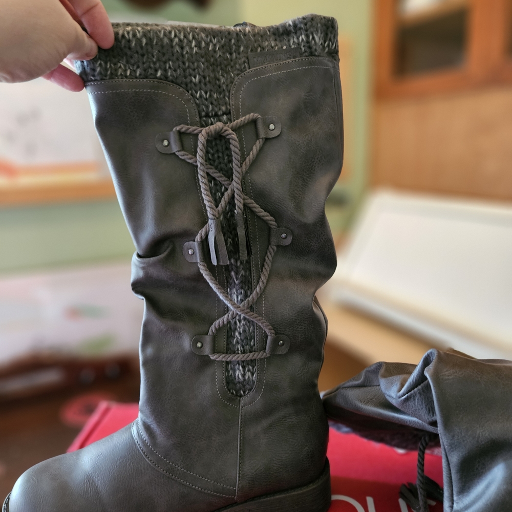 Muk Luks Charcoal Winter Boots